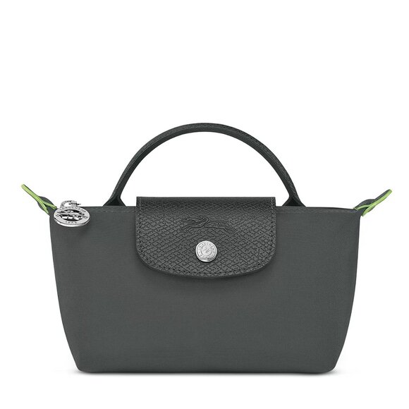 Longchamp Handbags - NWT Longchamp Le Pliage Green Mini Pouch with Handle